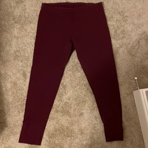 Maroon Leggings